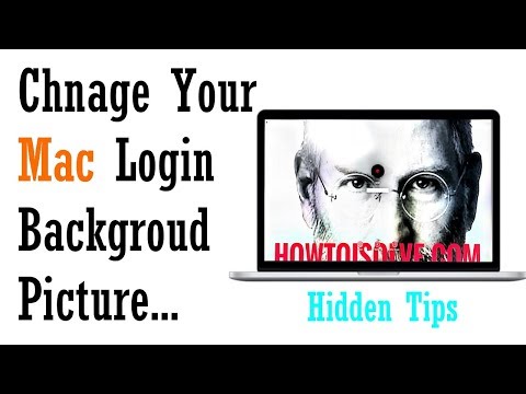 How to Change Login Backgroud Picture on Mac with MacOS Catalina, Mojave, High Sierra or Other