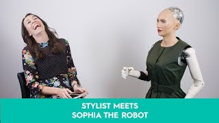 Sophia the robot Interview: Sophia the robot answers Stylist's philosophical questions screenshot 4