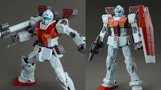 New gundam Mobile Suit MSD gunpla HG GM (shoulder cannon equipped\/missile pod equipped new images