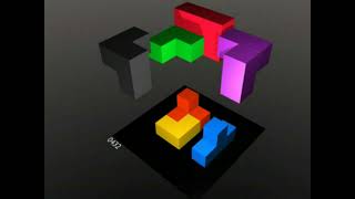 Soma Cube - Anim. 3D - 5 Sol. - 10