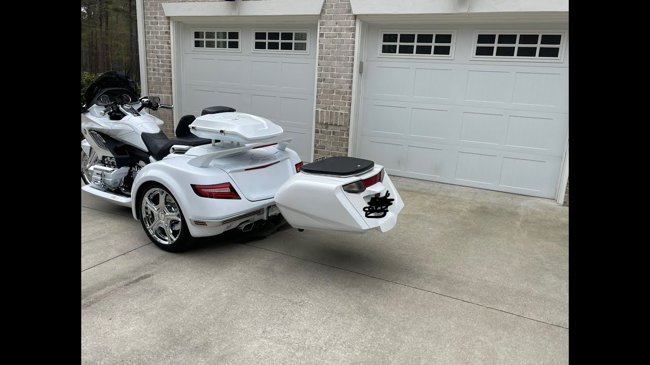 MY CUSTOM GOLDWING TRIKE SADDLE BAG CONVERTED + MORE YouTube