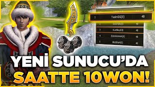 YENİ SUNUCU'DA SAATTE 10 WON KASMAK! | YOK BÖYLE ŞANS! | Metin2 Anadolu#17