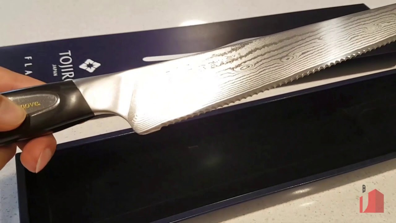 FFBR240 Tojiro Pro Flash Damascus Gyuto Chef Knife 24cm_1 YouTube