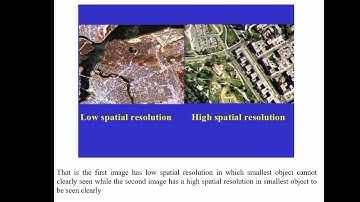 Geomatics mod 5 - Resolutions in remote sensing