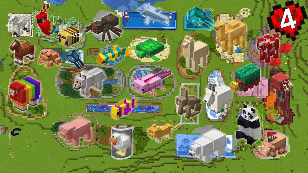 Aku Membuat Kebun Binatang Berisi SEMUA HEWAN di Minecraft Hardcore!