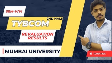 how to check mumbai university revaluation result TYBCOM SEM-V for 2nd Half 2023 l Mukund Sir