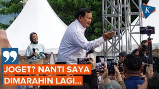 Momen Prabowo Joget di Hadapan Komunitas Ojol Diiringi Lagu “Oke Gas”