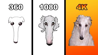 Didnt I Do It For You Borzoi Dog Meme In 360,1080,4K Quality