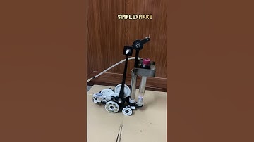 Stirling engine car 3D printed model #shorts