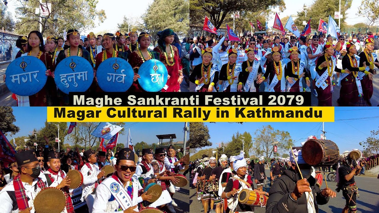 Magar Cultural Rally in KATHMANDU - Maghe Sankranti Festival 2079 [4K🇳🇵]