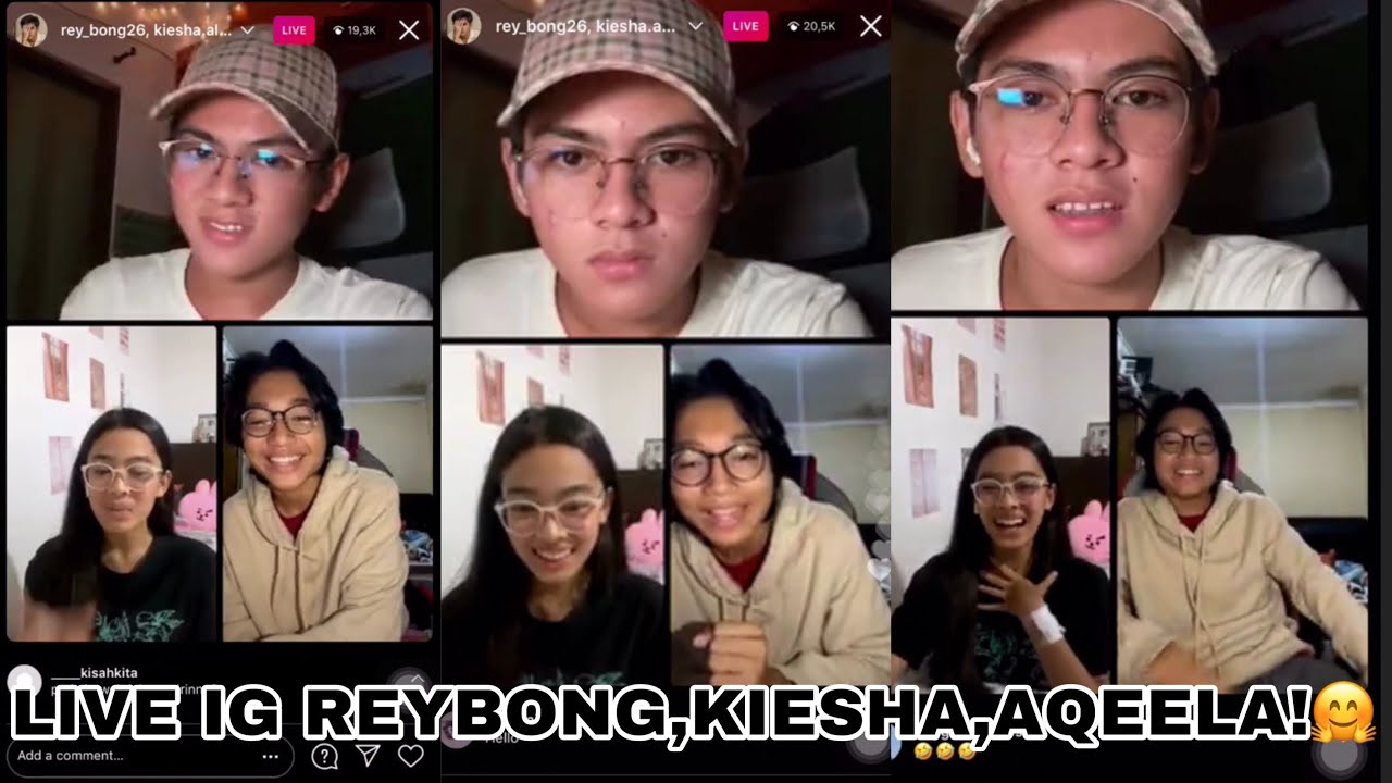 LIVE INSTAGRAM REYBONG WITH KIESHA & AQEELA | 31-12-2020