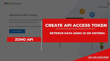 ZOHO Creator Tutorials | Generate Access Token & Retrieve record using ID or criteria in Postman