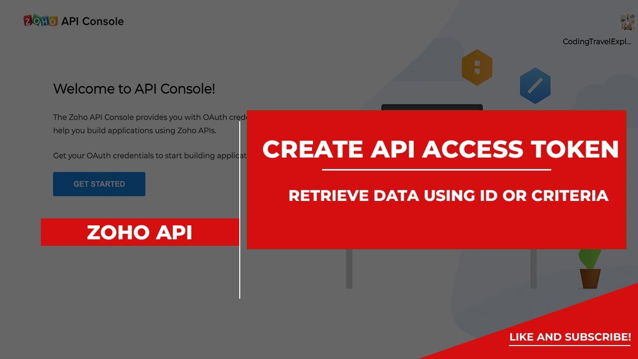 Zoho creator tutorials generate access token retrieve record using