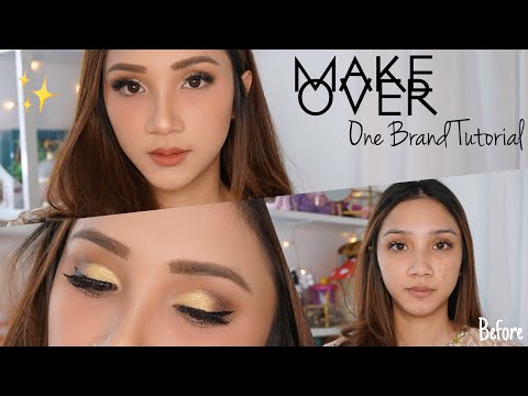 Make over one brand makeup tutorial. 