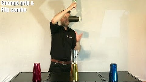 Flair Routine 5: Change grip & Flip combo (Bartending instruction video 9)