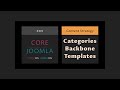 Joomla Categories - The Backbone of Smart Template Design | ACS-Pt02