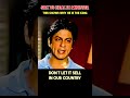 Shah Rukh Said Ban It If It S Bad SHOCKS Government SRK Bollywood Celebrity