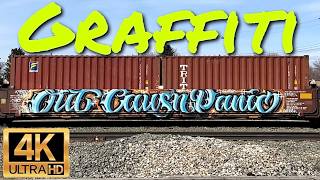 Freight Train GRAFFITI Benching #60