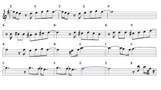 Woman In Love Barbara Streisand Alto Sax