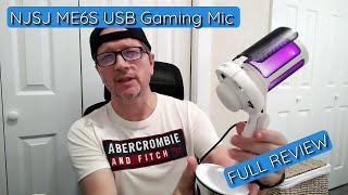 NJSJ ME6S USB Microphone for PC, Gaming Mic for PS4, PS5 Mac, iPhone, Condenser Microphone Review