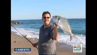 Pêche en Surfcasting avec Pure Fishing et Cabesto en Méditérrannée