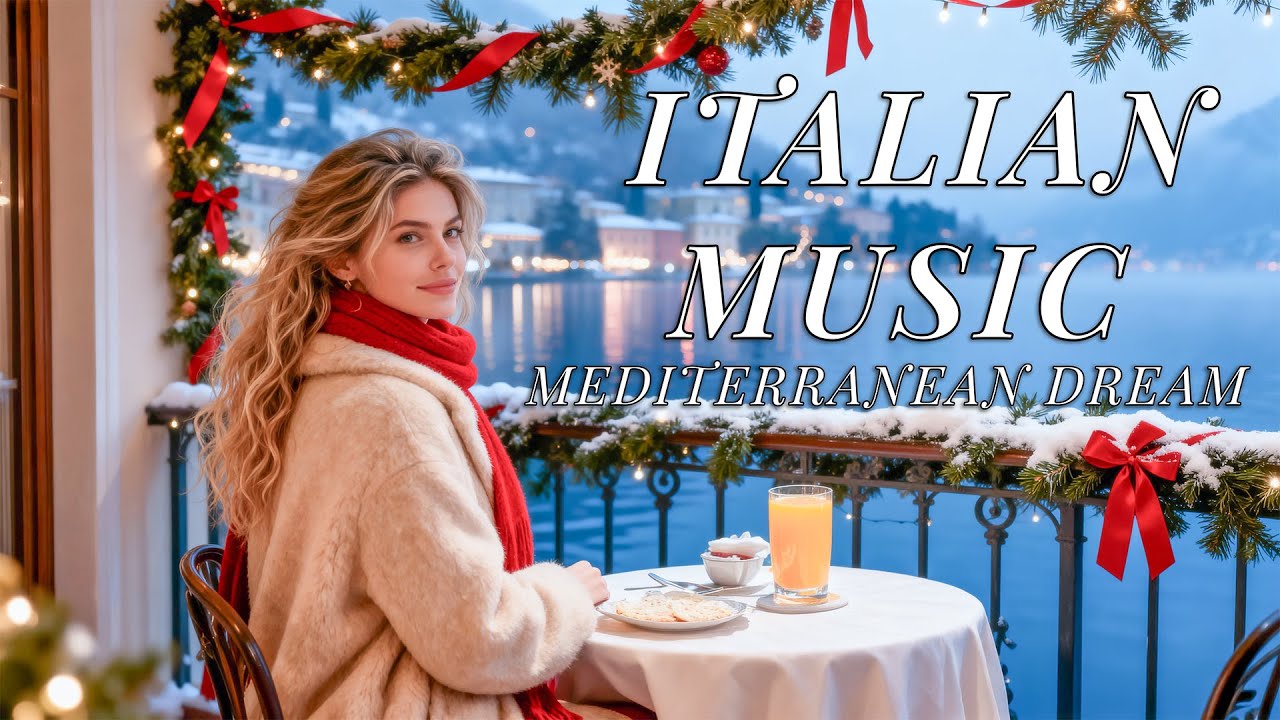 🎄 Средиземноморское chill-путешествие 🇮🇹 Капри, Позитано и озеро Комо | 3 часа спокойной музыки | 4K