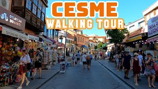 Çeşme City Center Walking Tour | August 2022 (İzmir/Turkey)