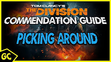 Picking Around Commendation | The Division Commendation Guide