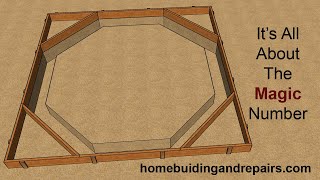 How To Calculate Sides Of Octagon For Building Foundation  Construction Math