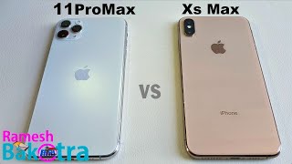 Apple iPhone 11 Pro Max vs  iPhone Xs Max SpeedTest and Camera Comparison