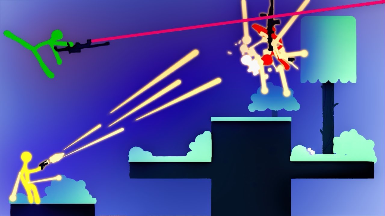 Silliest Gun in the Entire Game! (Stick Fight Multiplayer Gameplay New Lava Update)