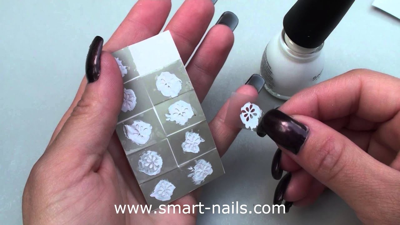 8. Reusable Nail Stamping Stencils - wide 9