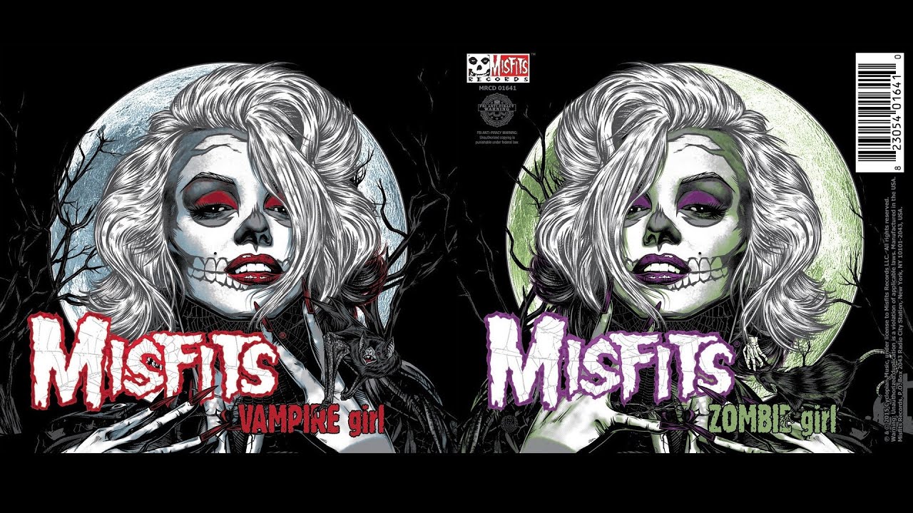 The Misfits - Vampire Girl / Zombie Girl (CD Single) (2015) - YouTube