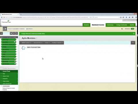 Cincinnati State - Aplia-Blackboard Set Up