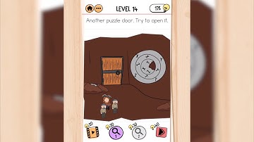 Brain Test 2 | Captain Mary | Level 14 - Another puzzle door. Try to open it