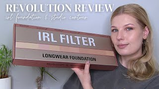 Revolution IRL Filter foundation & contour studio review + wear test