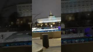 снег снегопады в москве морозы kremlin