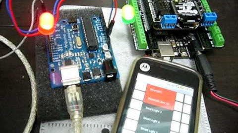 Arduino + Android phone + Bluetooth + multiple devices connection + LED Control