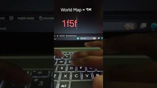 Type WORD get a WORLD MAP 🤯MS WORD Hidden trick!