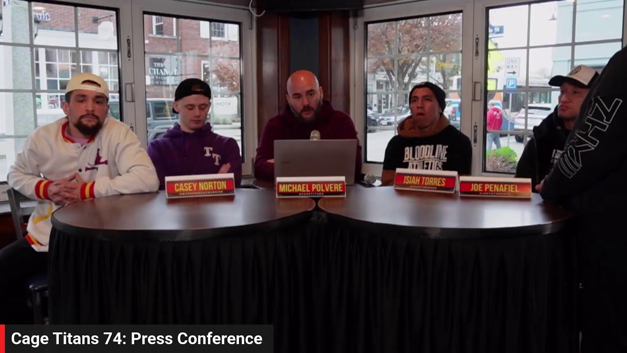 Cage Titans 74 Press Conference