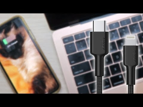 UNBOXING  AUKEY Braided USB-C to Lightning Cable (3.6ft)