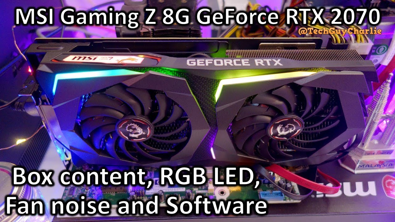 MSI Gaming Z Nvidia RTX unboxing, RGB LED, OC Software, fan noise new PC build announcement - YouTube