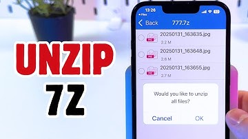How to Unzip 7z Files on iPhone 16e Using iZip