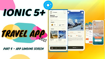 Ionic 5+ Travel App 2021 | Part 4 - App Landing Page | Using Swiper JS (Alternative of ion-slides)