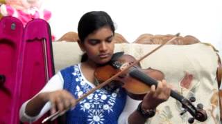 NI SA GA MA PA NI Violin cover by Abha Trivandrum (Disciple of Violinist P Chidambaranath) chords