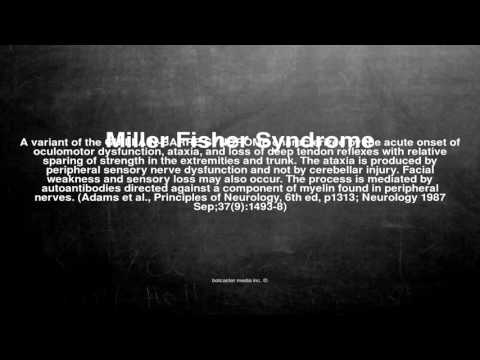 Vidéo: Syndrome De Miller Fisher Avec Paralysie Bilatérale Des Cordes Vocales: à Propos D'un Cas