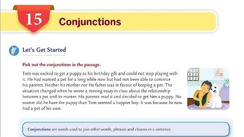 Conjunctions | Ch-15 | Part-03 | Class-VIII | Collins English grammar and composition book