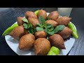 Gebratene Kebeh wirklich sehr lecker 🤤 / 😍 كبة مقلية بدون ماكينة 😋