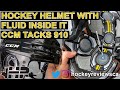 This helmet has Fluid Inside it! CCM Tacks 910 Snap Shot Review