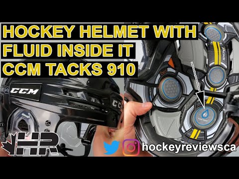 видео: This helmet has Fluid Inside it! CCM Tacks 910 Snap Shot Review